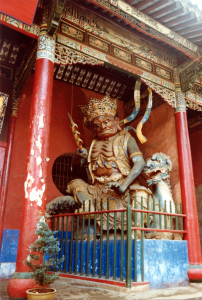 Kunming Hauting Budhist Temple Guardian - Now