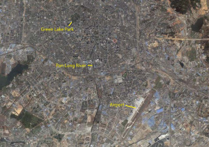 Satellite Photo of Kunming - 2001
