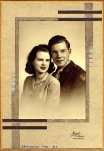 George & Virginia Mueller - 1943 Engagement Photo