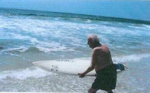 Ed Peffer - Pacific Surfing at age 84 - 2008