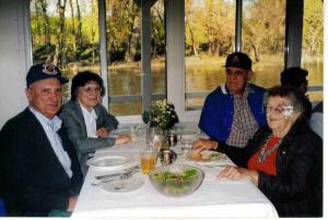 Norman & Audrey Brown (left) with Don & Elsie Harader, Valley Forge, PA, 1995