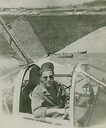 Len Shenelle - in the cockpit of a P-38 fighter