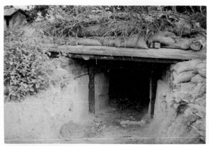 The Chinese built a lot of these underground shelters to help protect themselves from Japanese bombers.