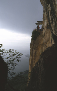 Kunming Western Mountain overlook of Dian Chi Lake - Now