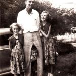 W.H. Pye with Nancy, Doris & Robert