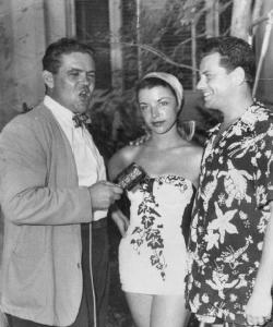 Dec 1949 - Lucelle & Irv Sobel on Honeymoon - Lu wins a beauty contest and Irv gets the hotel free