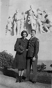 Bill & Helen Wood, San Antonio, TX - 1944