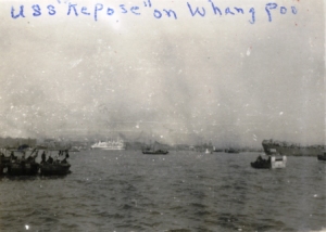 USS Repose on the Wangpoo River